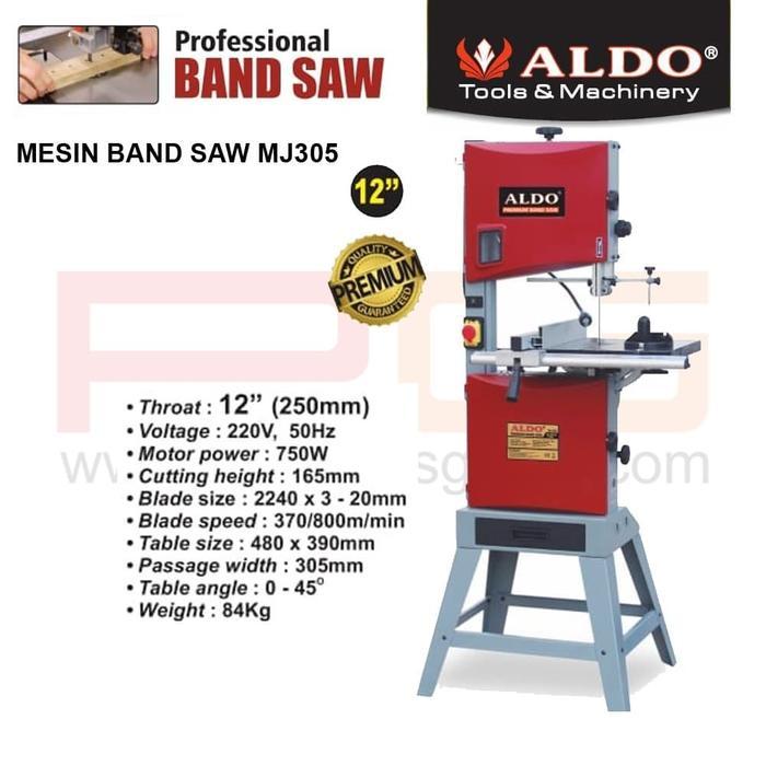 MESIN GERGAJI POTONG UKIR 12INCH ALDO MJ305 BANDSAW BAND SAW 12 INCH