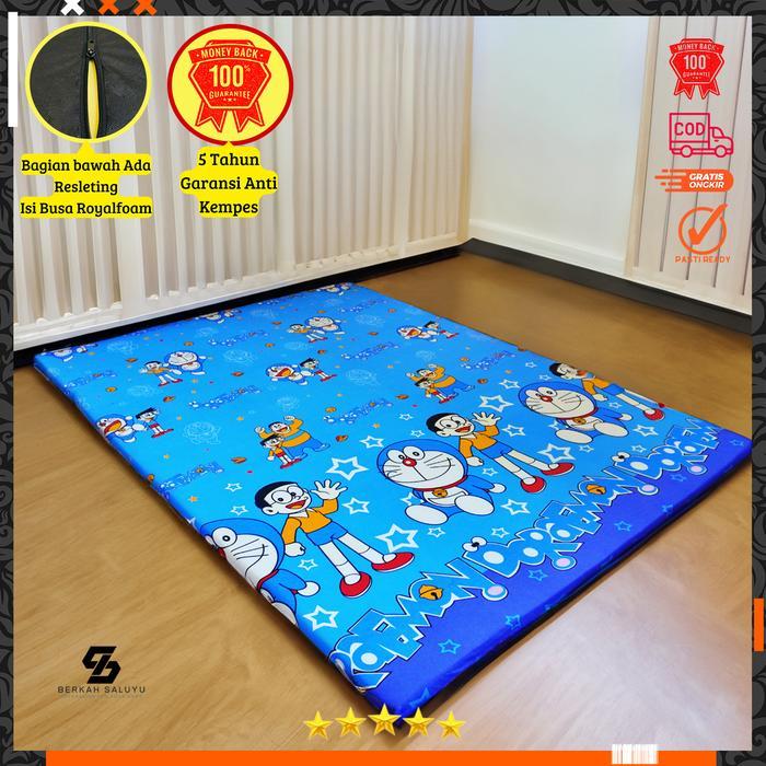 SALE Berkah Saluyu Kasur Busa Tebal Lipat Tebal Motif Karakter Karpet