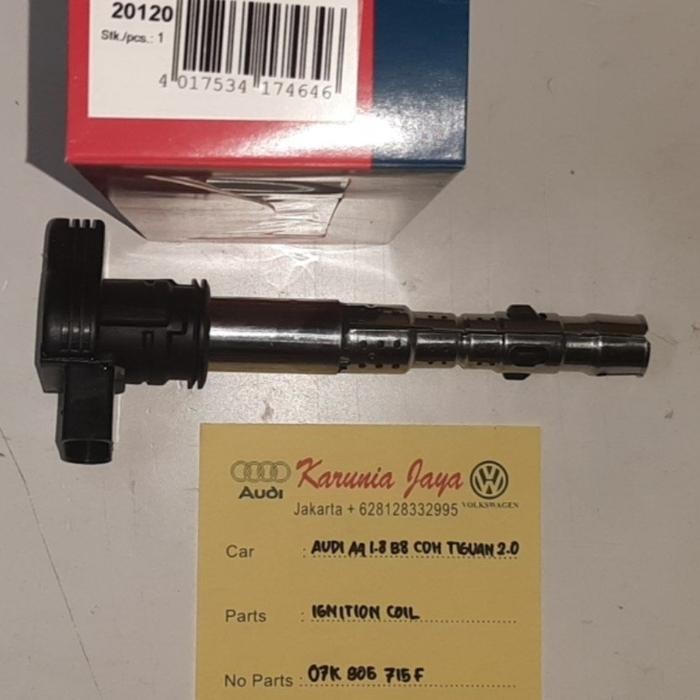 Ignition Coil Audi A4 1.8 B8 Cdh Tiguan 07K905115F Part Vw Audi