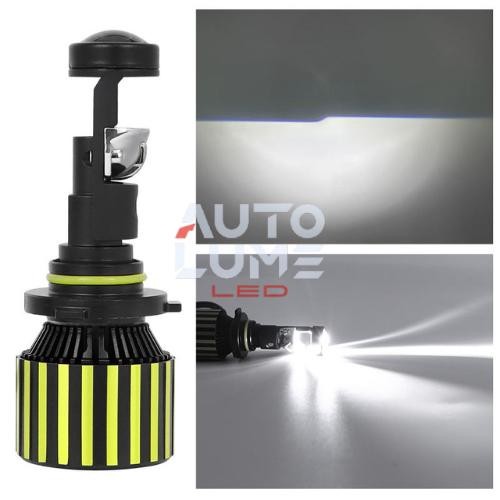 Lampu Depan LED Lampu Depan Proyektor Led A90 PRO 140w H4 Lensa Mini H11 H7 9005 9006 H4 Lampu Depan