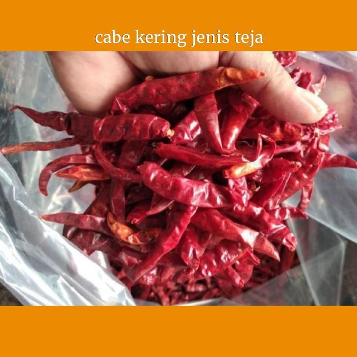 

Cabe kering 1kg / jenis teja pedas best seller