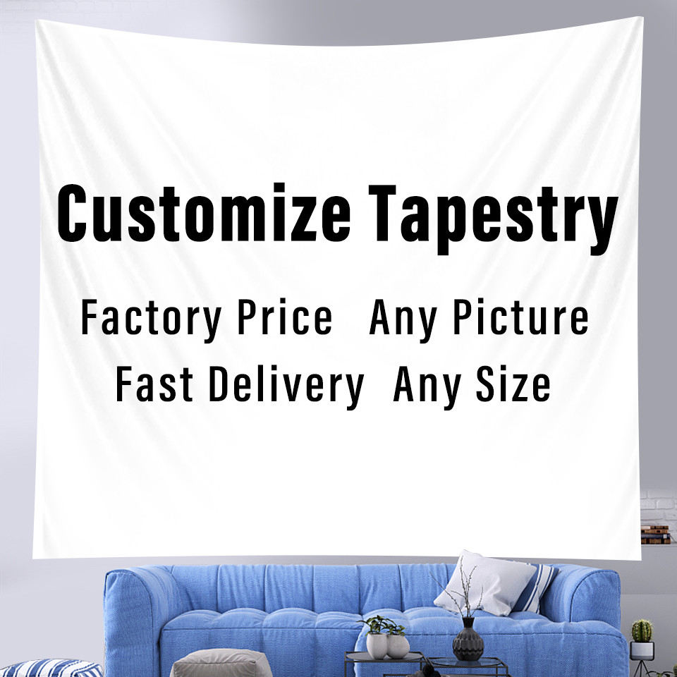 Custom tapestry home art decoration psychedelic scene mandala bohemian decoration private custom tap