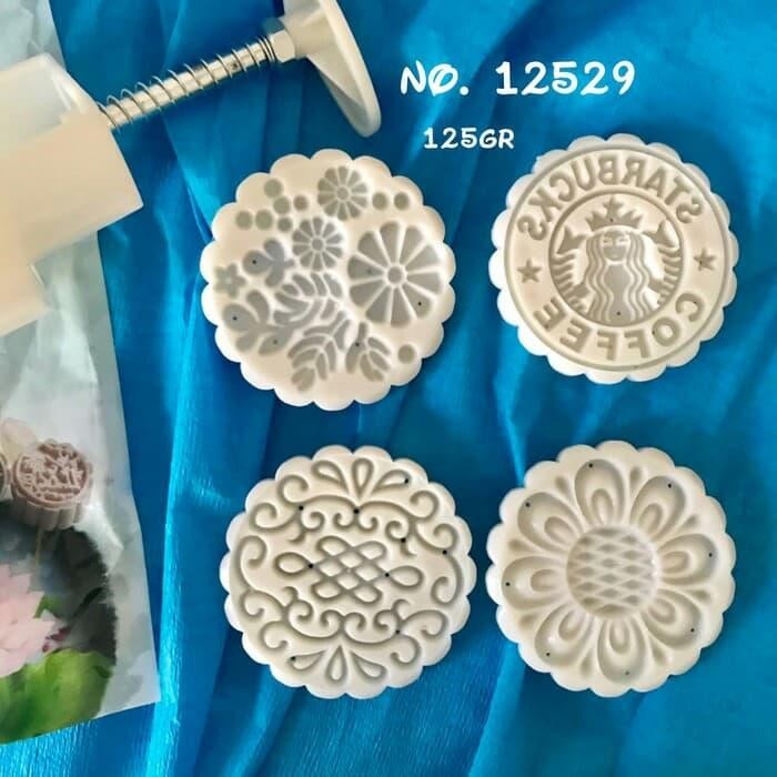 Cetakan Kue Bulan Mooncake Starbucks CM12529