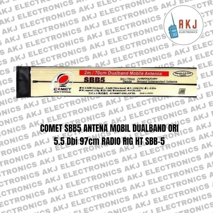 Comet SBB5 Antena Mobil Dualband Ori 5.5 Dbi 97 cm Radio Rig Ht SBB-5