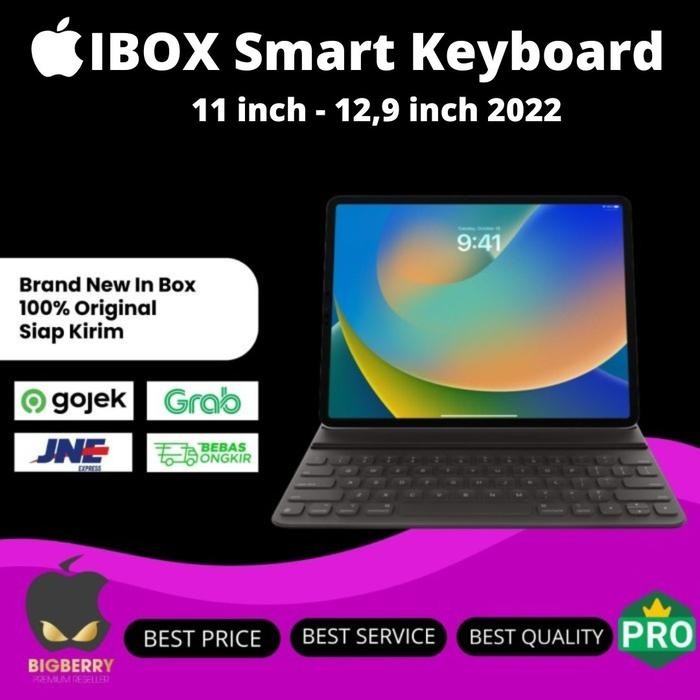 HOT SALE Ibox Apple Smart Keyboard Folio Ipad Pro M2 11 12.9 Inch Air 5 Resmi
