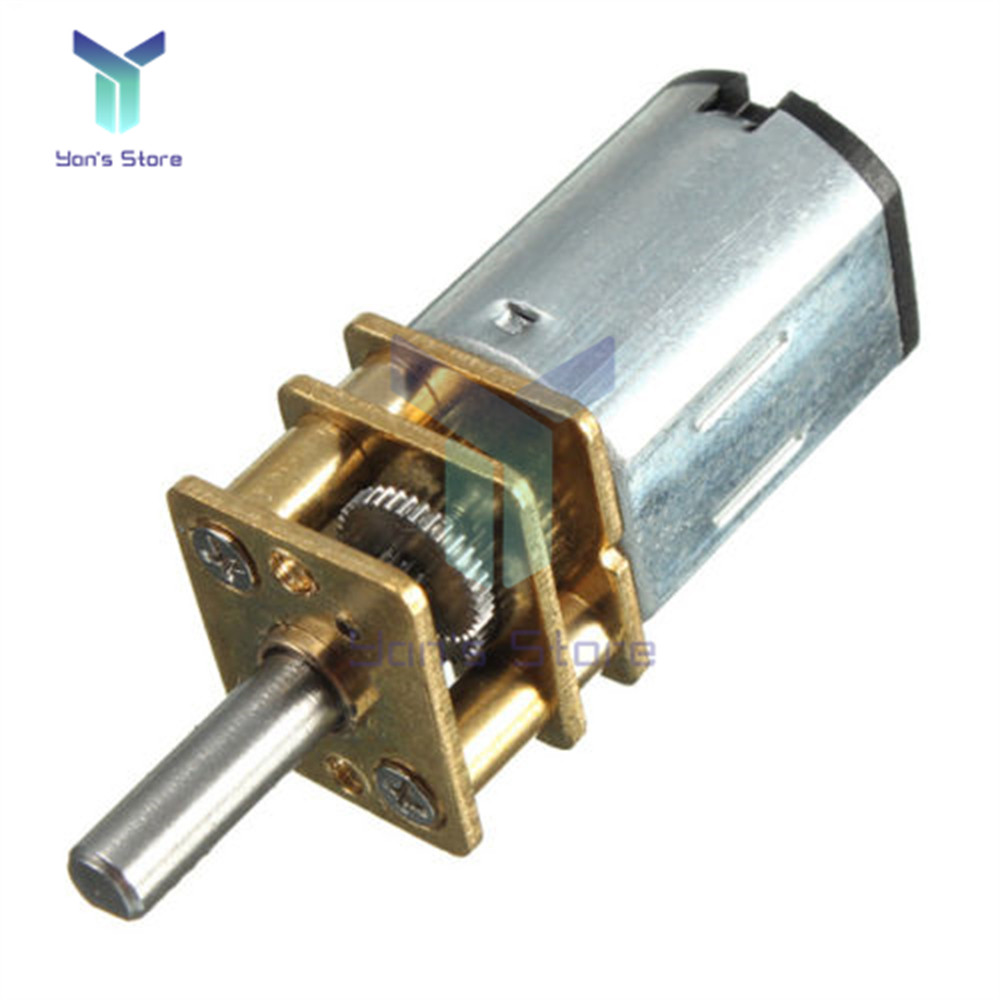 DC 3V 6V 12V GA12-N20 Micro Metal Gear Motor Gear Wheel Gear Motor 30RPM 50RPM 60RPM 100RPM 150RPM 2