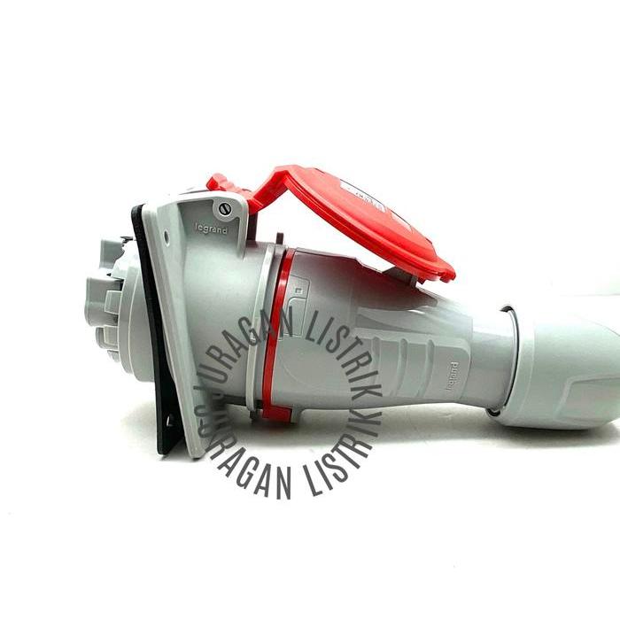 STOP KONTAK 4 KAKI 3 PHASE 32A PANEL MOUNTING LEGRAND MALE FEMALE