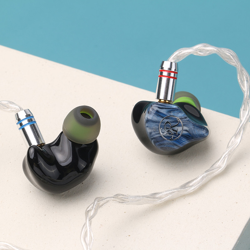 Sound Rhyem SR1 Single Dynamic Driver DIY Earphone 9.2mm Titanium Film Dual Magnetic Circuit Plane S