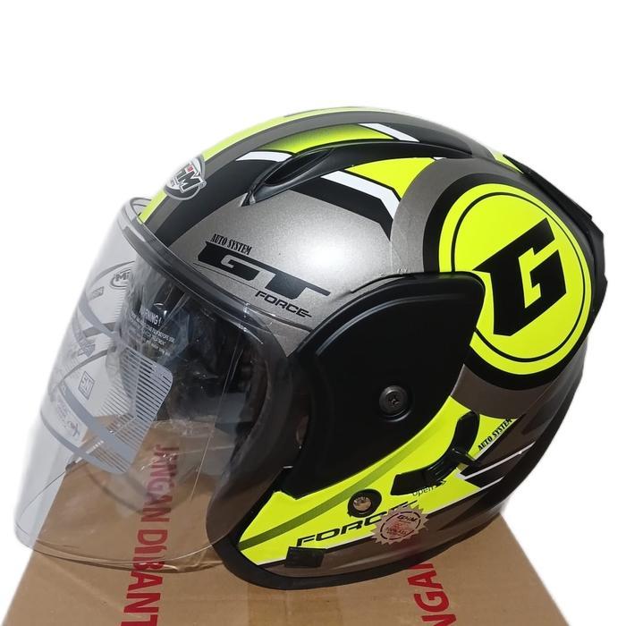 SALE Helm SNI GHM Revo G Force Yellow Double Visor Terlaris