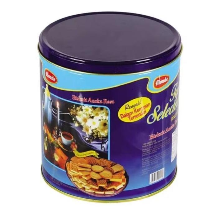 Monde Top Selected Biskuit Kaleng 450gr