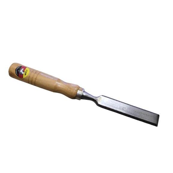 LIE1301 - Pahat Kayu Gagang Kayu 3/4" Inch GLX Wolf / Tatah Ukir Cungkil Kayu Carving Knife 19 Mm