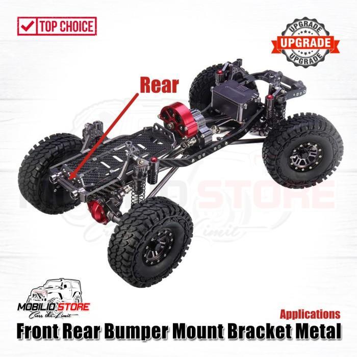 Front Rear Bumper Mount Bracket Metal For Rc Axial Scx10 Chassis 1/10