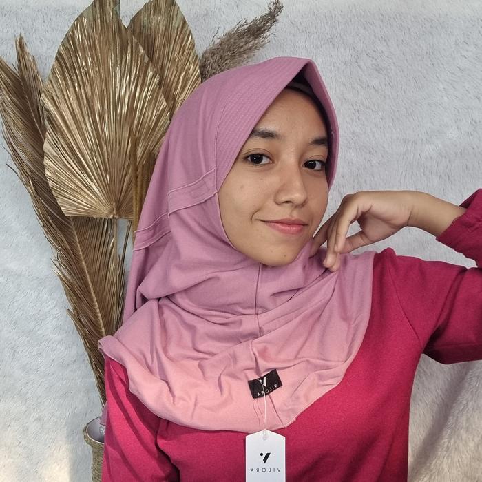TERMURAH KERUDUNG JILBAB VILORA SERUT SEKOLAH UKURAN M & L READY STOCK