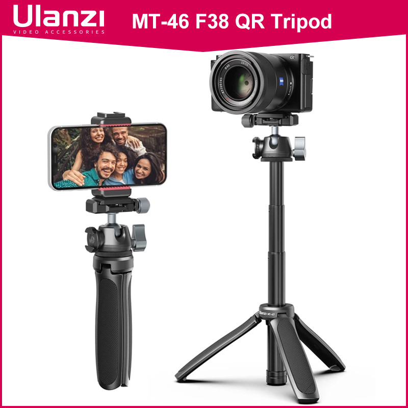 Ulanzi MT-47 MT-46  Metal Tripod With Arca Swiss Quick Release Plate