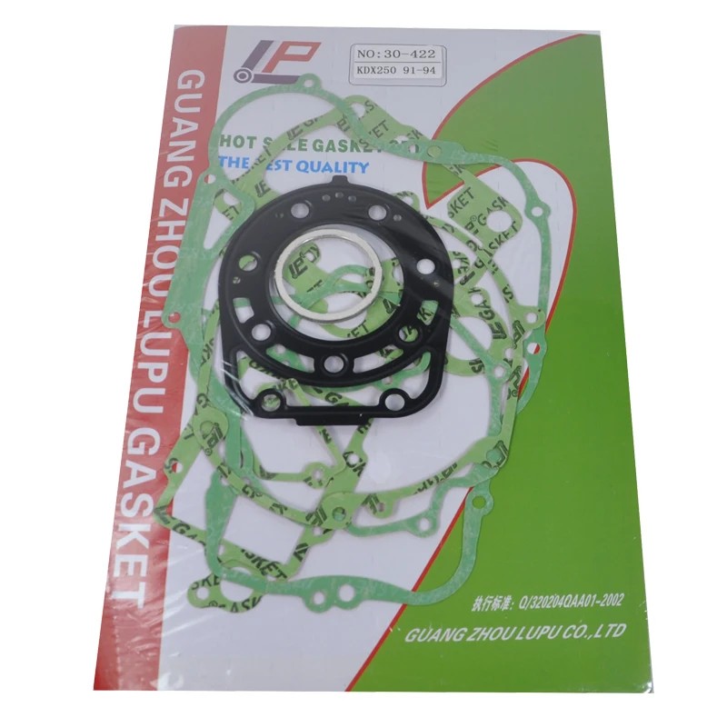 Motorcycle Engine Gaskets Include Crankcase Cylinder Gaskets Kit Set For Kawasaki Kdx250 Kdx 250