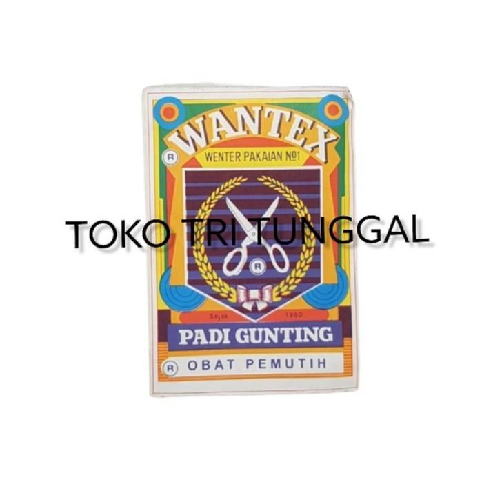 WANTEX OBAT PEMUTIH Wenter Padi Gunting Kain Pakaian Putih White