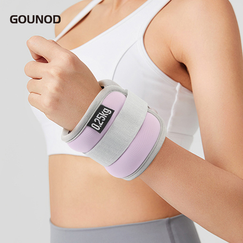 1Pc/2Pc God Weighted Ankle Wrist Strap Ankle Weights Wrist Weights Iron Sand Filled Optimal Training