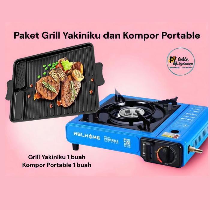 Ready Paket Grill Yakiniku dan Kompor Portable