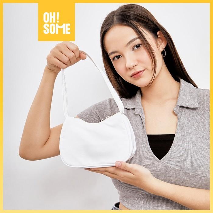 PROMO OHSOME MJK Tas Shoulder Bag Wanita Nilon Nylon Underarm Bag