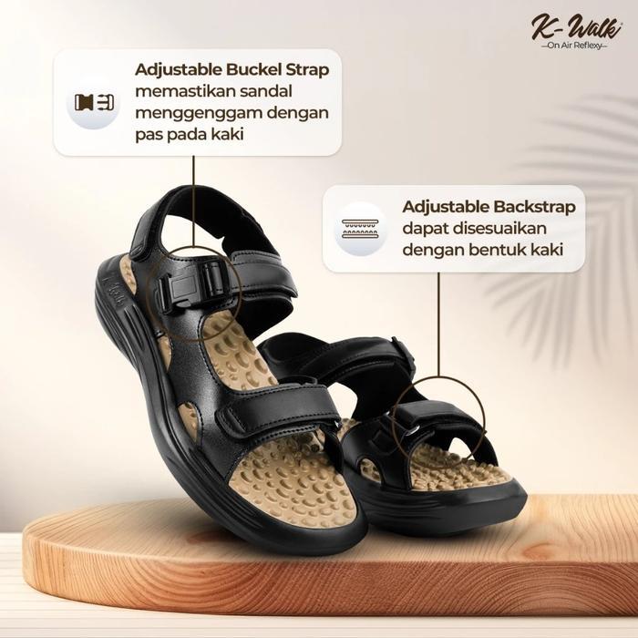 PRODUK BERGARANSI [New Series] Sandal K-Walk Relaxer Jaco Sendal Kwalk Sendal Umroh