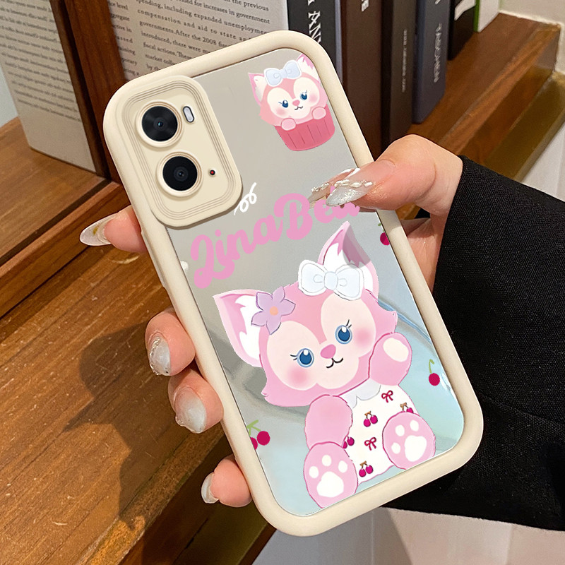 Casing Hp OPPO A36 OPPO A76 OPPO A96 Case HP Casing pola Boneka kartun Kesing Kasing cermin Cesing S