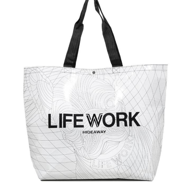 LIFEWORK Shopping Bag White (Free) L