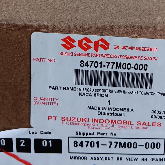 Baru Kaca Spion Assy Komplit Ertiga Gl Th 2015 - 2017 Original Sgp Ori Berquality