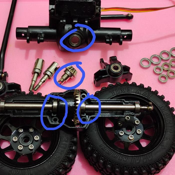 ecdc- Bearing Gardan Depan Belakang Rc Mn128 Mn86K Mn86Ks