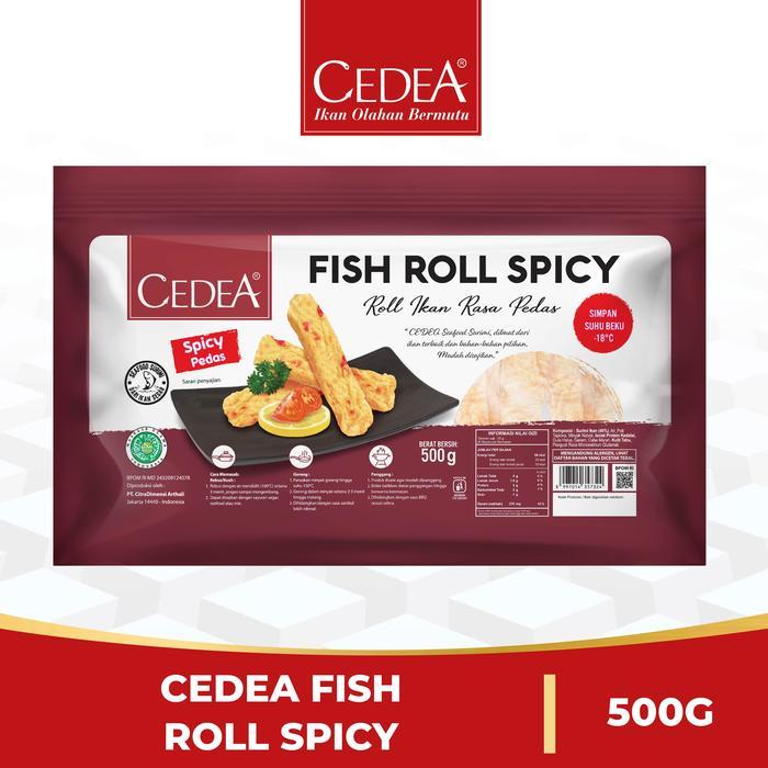 kfud- Cedea Fish Roll Spicy/ Pedas [500G]