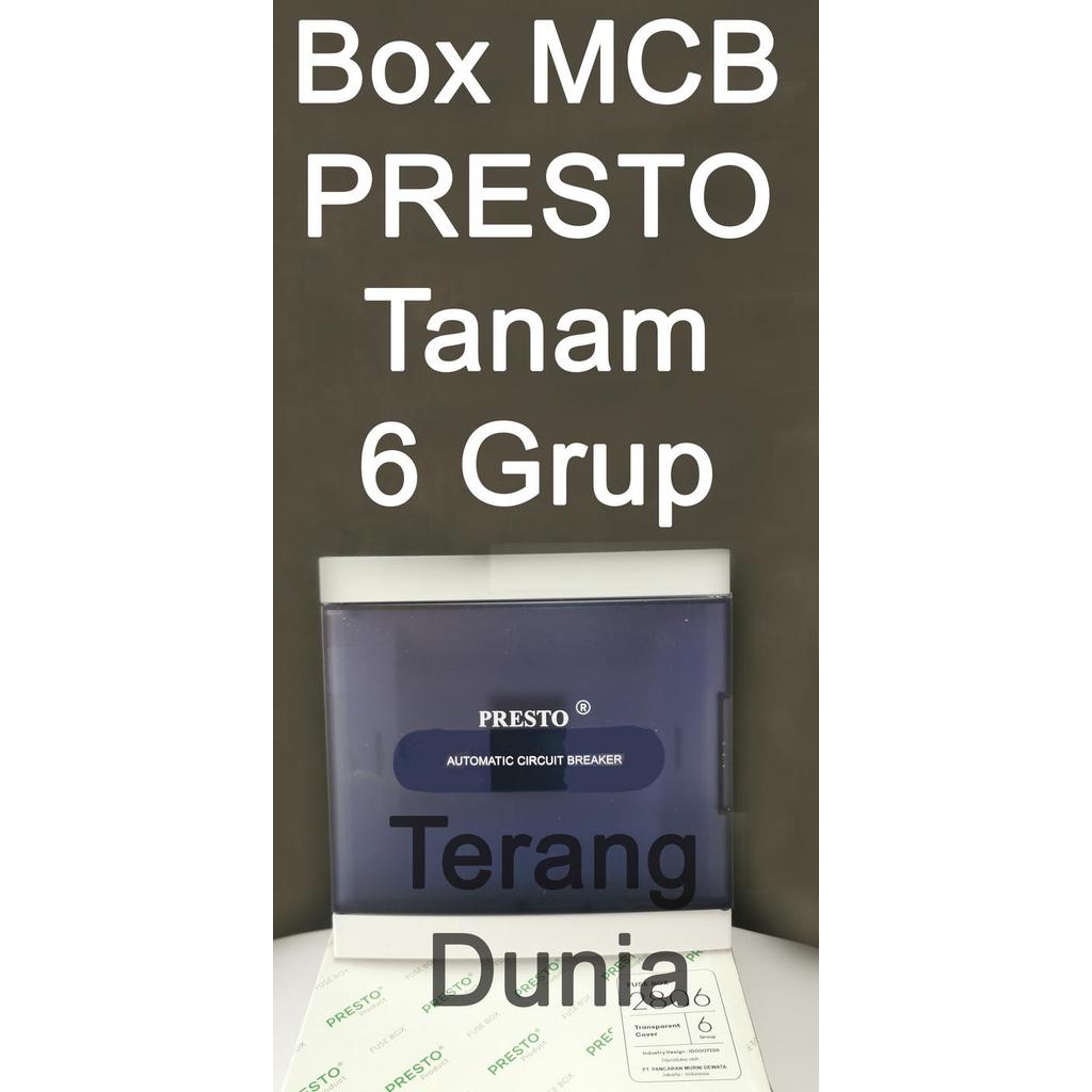 TERBARU PRESTO BOX MCB 6 GRUP BOX MCB 6GRUP PRESTO INBOW BOX MCB PRESTO 6 GRUP