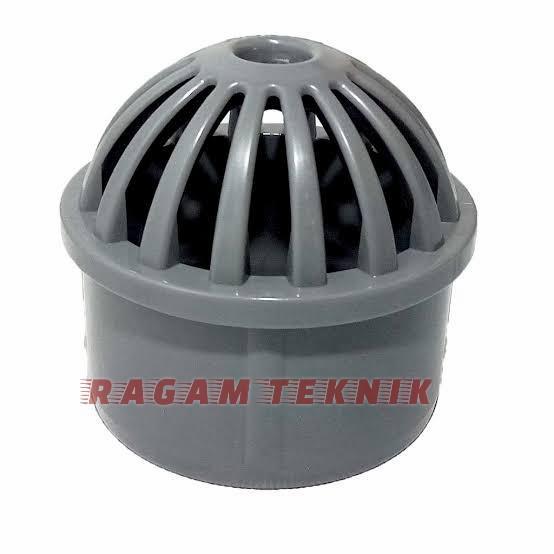 Terlaris Roof Drain 4" PVC Saringan Talang Pipa Atap Plastik SALE