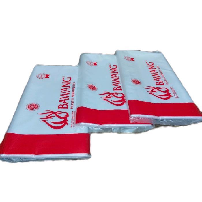 Plastik Pe Merk Bawang Uk 35X50, 30X45 , 25X45, Kantong Plastik Pe Bening/Kantong Es /Plastik Gula
