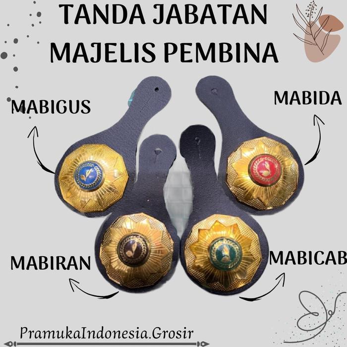 Tanda Jabatan TANJAB MAJELIS PEMBINA MABIGUS MABIRAN MABICAB MABIDA - Tanjab 3Lapis TERLARISBEST