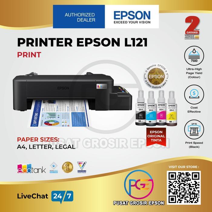 Printer Epson L121 Pengganti L120 - Print Only Terbaru 