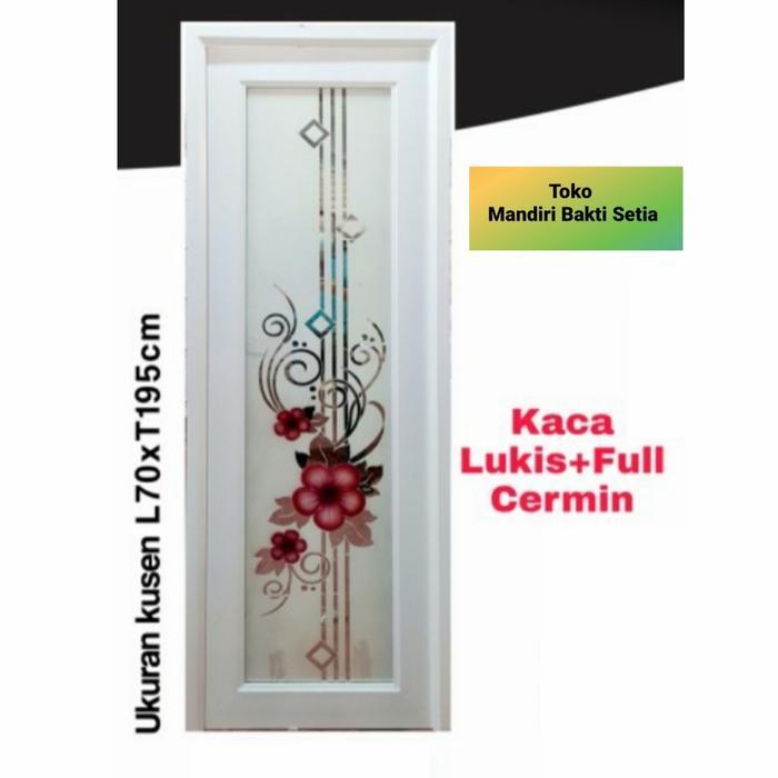 Pintu Kamar Mandi UPVC Maximus JMC - 01 - Kunci Silinder