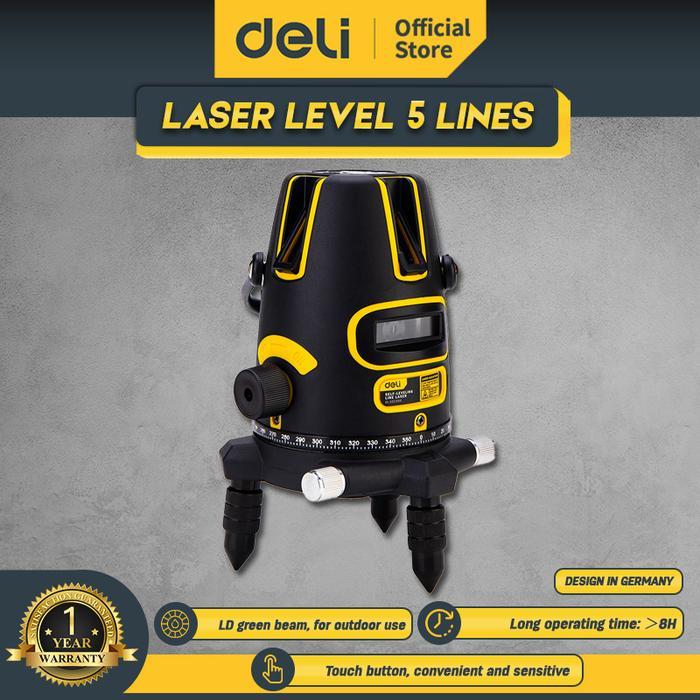 TERBARU DELI LASER LEVEL 5 LINES / LASER LEVEL 5 GARIS EDL332305