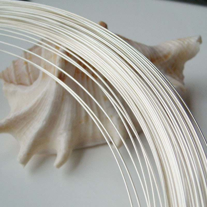 Silver Wire 925 For Jewelry Making, 0.3-2mm Sterling Silver Round Wire For Jewelry DIY, Beading Wire