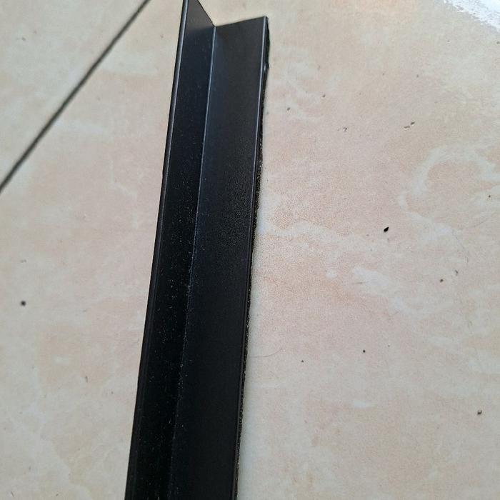 Terbaru List Siku Alumunium 2Cmx2Cm Ketebalan 2Mm Warna Hitam Panjang 150Cm Packing Aman