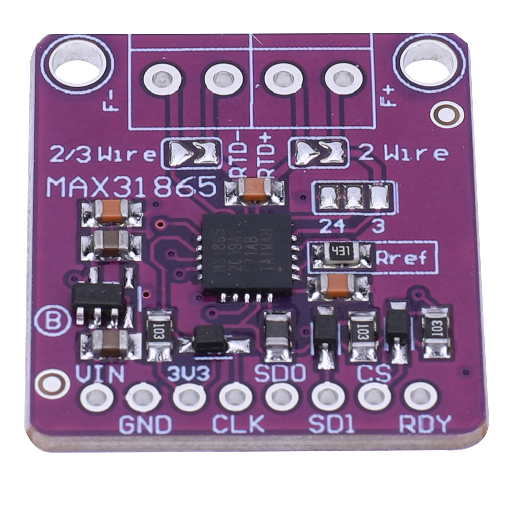 MAX31865 PT100/PT1000 RTD 3.3/5 V Temperature Sensor Detector Module Temperature Thermocouple Sensor