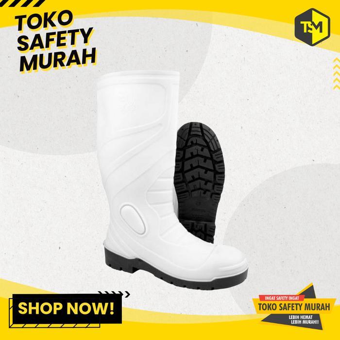 Sepatu Boot Toe Cap Besi Sepatu Safety Tinggi Hunter