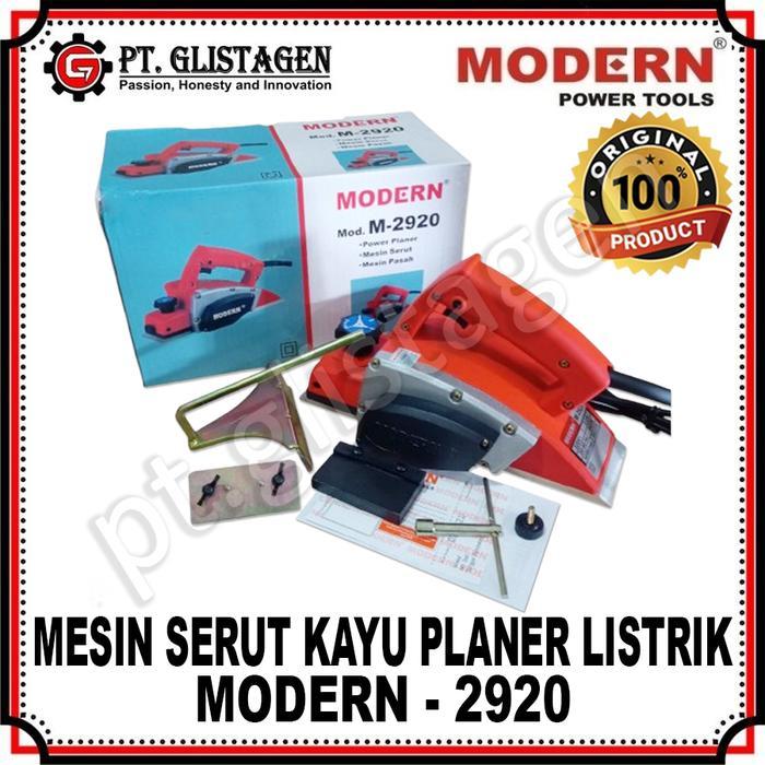 TERMURAH TERLARIS TERBARU MODERN M2920 MESIN PLANER SERUT SUGU KETAM PASAH KAYU MODERN M-2920 2920