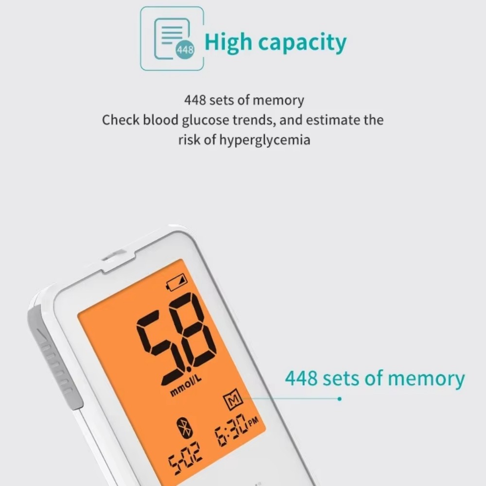 Bluetooth glucose meter Automatically monitor Blood sugar levels Blood glucose meter Only Android