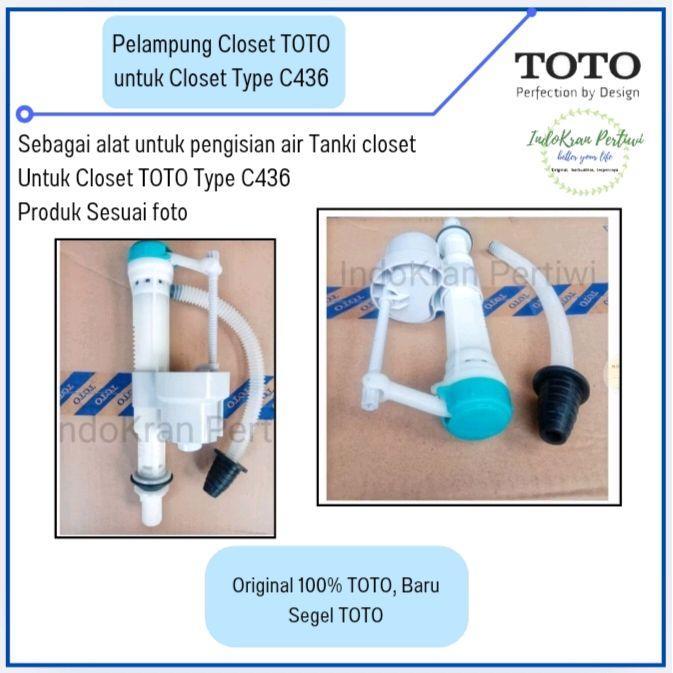 Ada Stok Pelampung Closet C436 /Fill Valve Closet TOTO C436/ Spare part TOTO