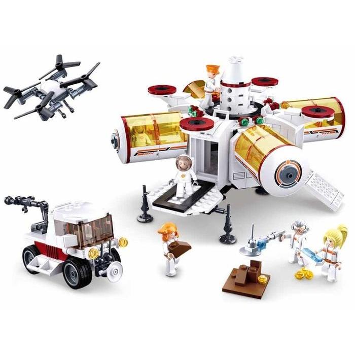 Sale Mainan Brick Sluban Markas Luar Angkasa Space Base M38 B0739