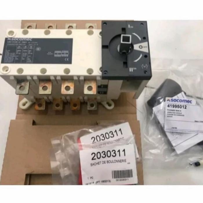 CHANGE OVER SWITCH SOCOMEC / COS SOCOMEC 4P 200A SIRCOVER