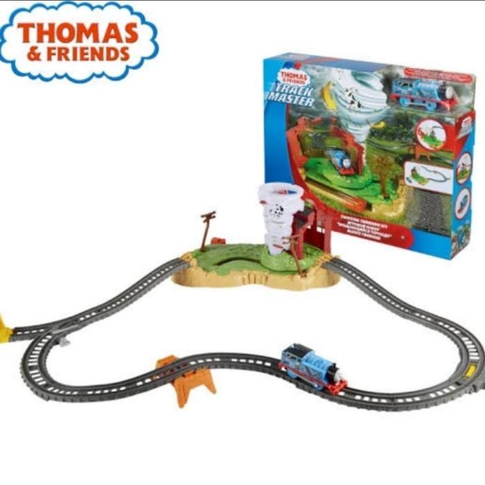 Thomas And Friends Twisting Tornado Set Trackmaster - Mainan Kereta