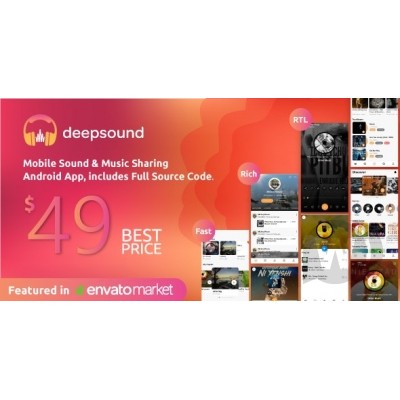 DeepSound Android - Source Code Aplikasi Mobile