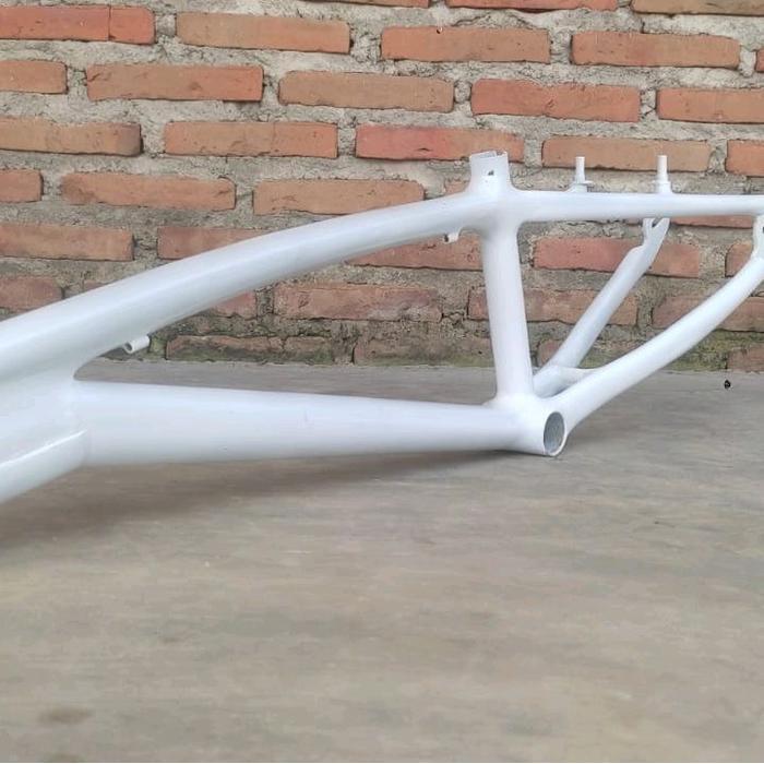 ready stok frame bmx polosan ukuran 20 - putih