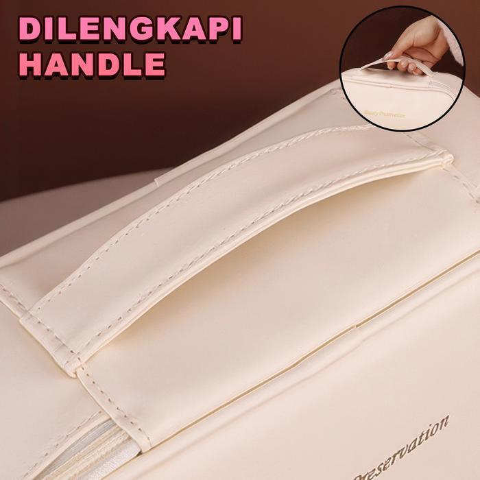 BERGARANSI Tas Make Up Multifungsi Tas Kosmetik Travel Waterproof Skincare Organizer BK6030