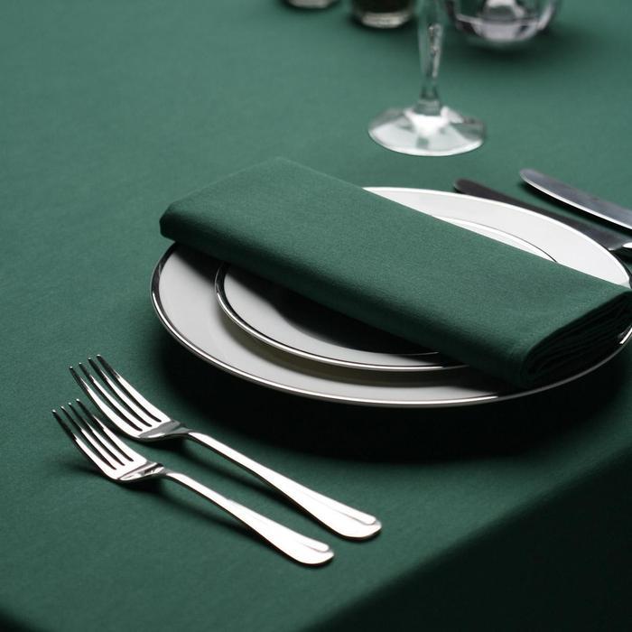 TERLARIS TAPLAK MEJA POLOS KATUN WARNA HIJAU TUA NAPKIN TAPKIN SERBET MAKAN READY